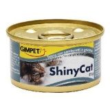 Консервы для кошек Gimpet Shiny Cat тунец и креветки