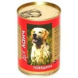 Консервы для собак Dog Lunch говядина в желе